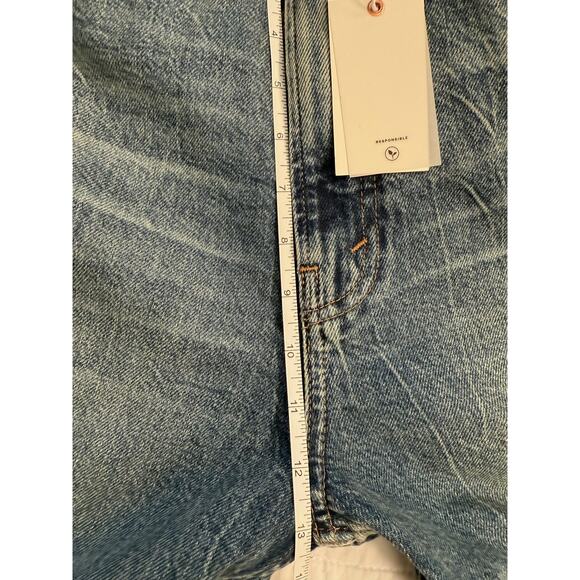 Good American Jeans Womens 8 Good Extreme Barrel High Rise Wide Leg Denim NWT - Picture 14 of 16